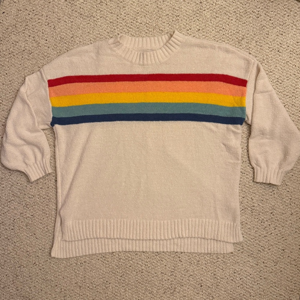 Colorful Striped Women's Sweater